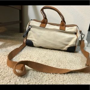Fossil Crossbody Bag tan and black